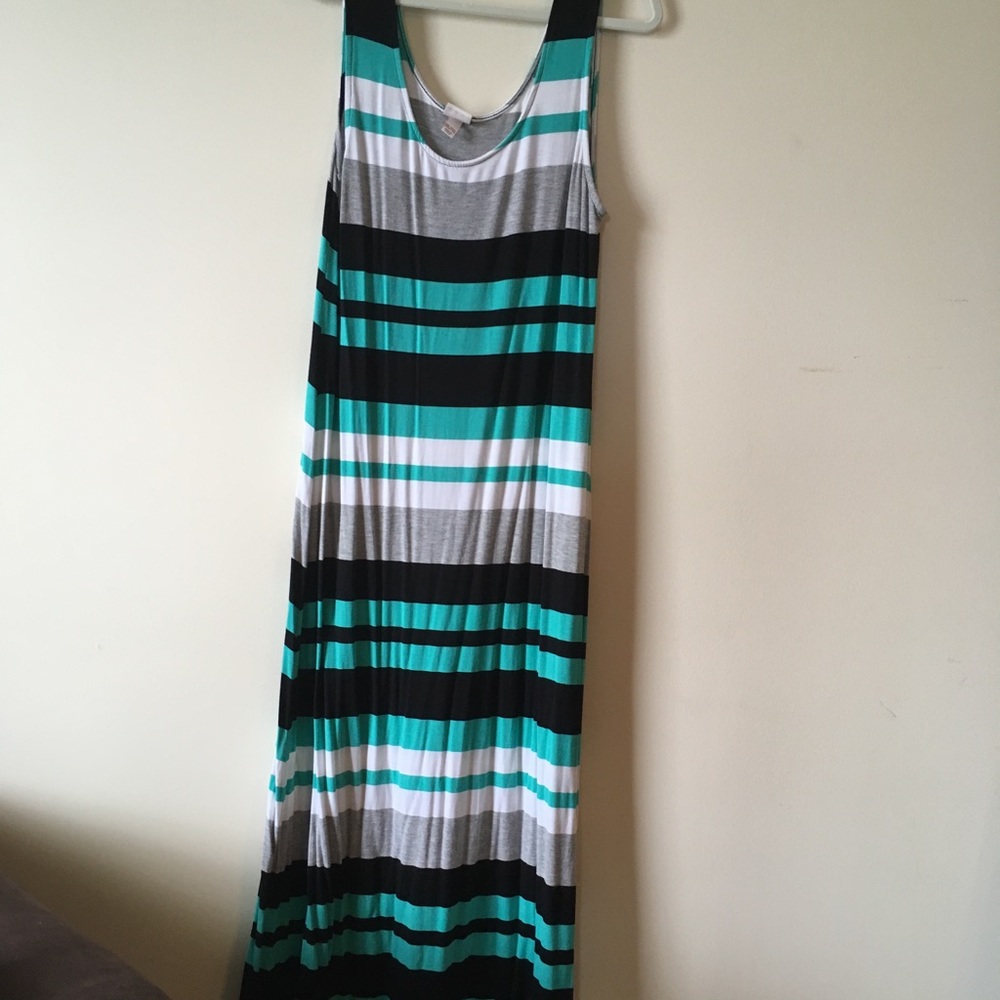 Striped XXL Maxi Dress